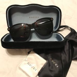 Gucci 58mm Round Sunglasses